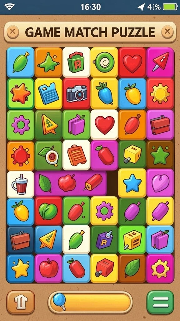 Gameplay yang adiktif dengan berbagai level tantangan.