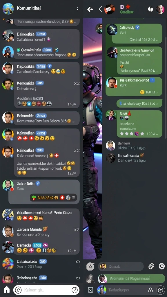 Grafis yang memukau saat menjelajahi dunia game.