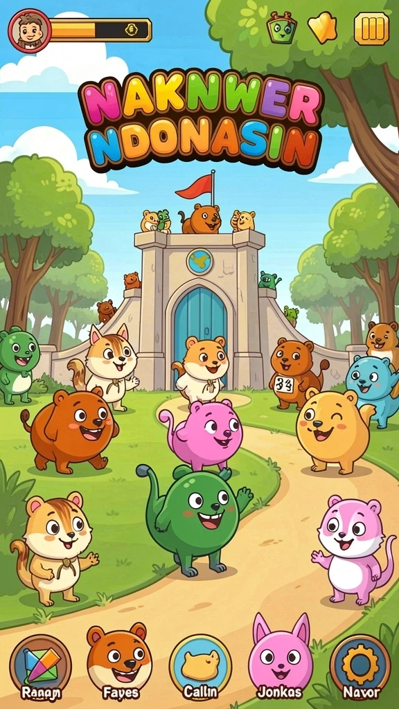 Tangkapan layar menunjukkan gameplay seru dengan grafik menawan.