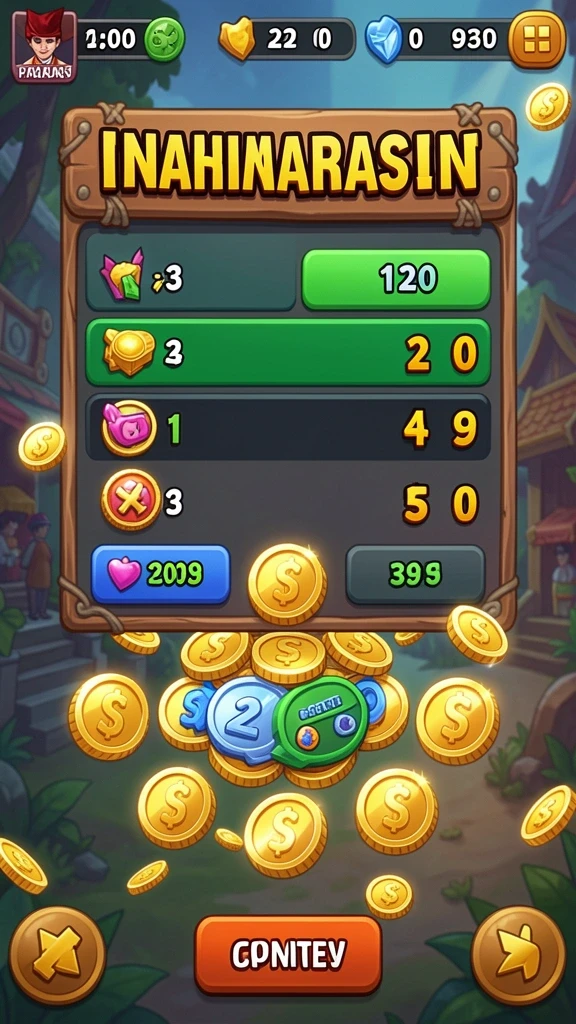 Fitur bonus yang melimpah dan menguntungkan.