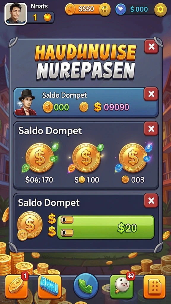 Tampilan gameplay yang dinamis dan penuh warna.