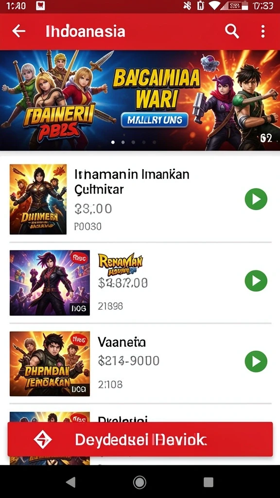 Berbagai karakter yang bisa dipilih sesuai dengan gaya permainan.