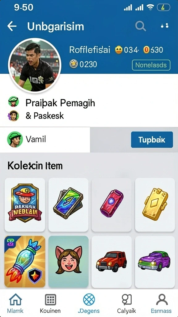 Tampilan antarmuka HOKIBET yang modern dan user-friendly.