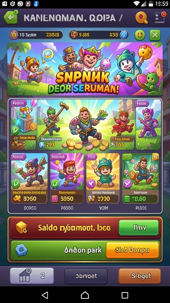 Karakter yang beragam dengan kemampuan unik masing-masing.