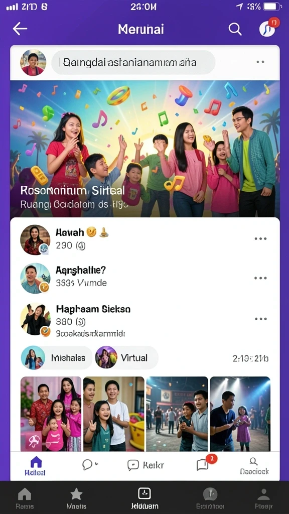 Tampilan antarmuka yang modern dan mudah dinavigasi.