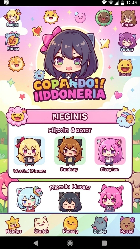 Tampilan awal yang menarik dan mudah dipahami.