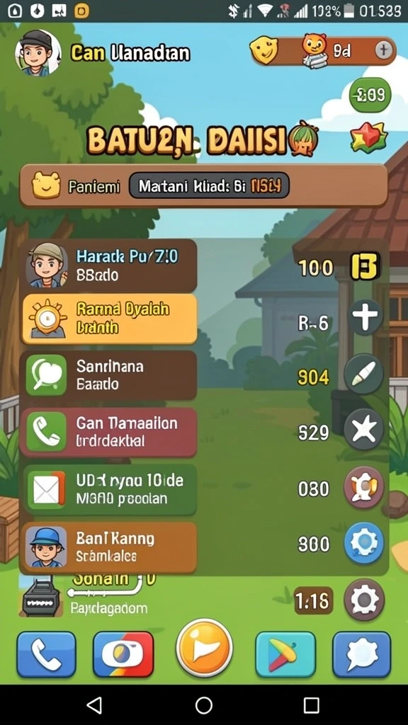 Tampilan antarmuka yang user-friendly.