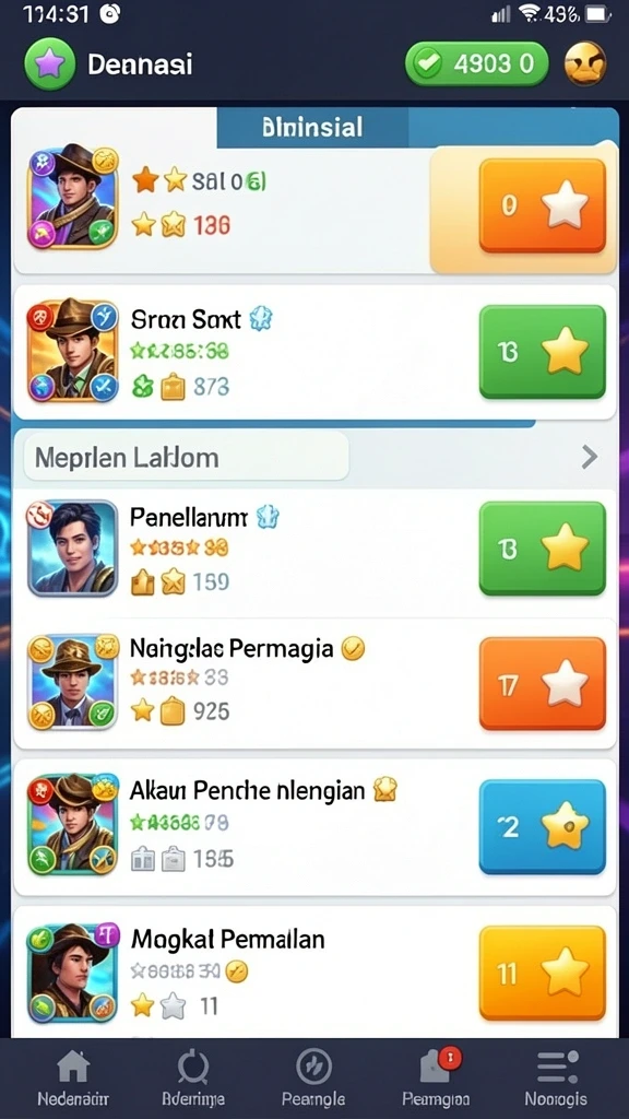 Grafis yang memukau menambah pengalaman bermain.