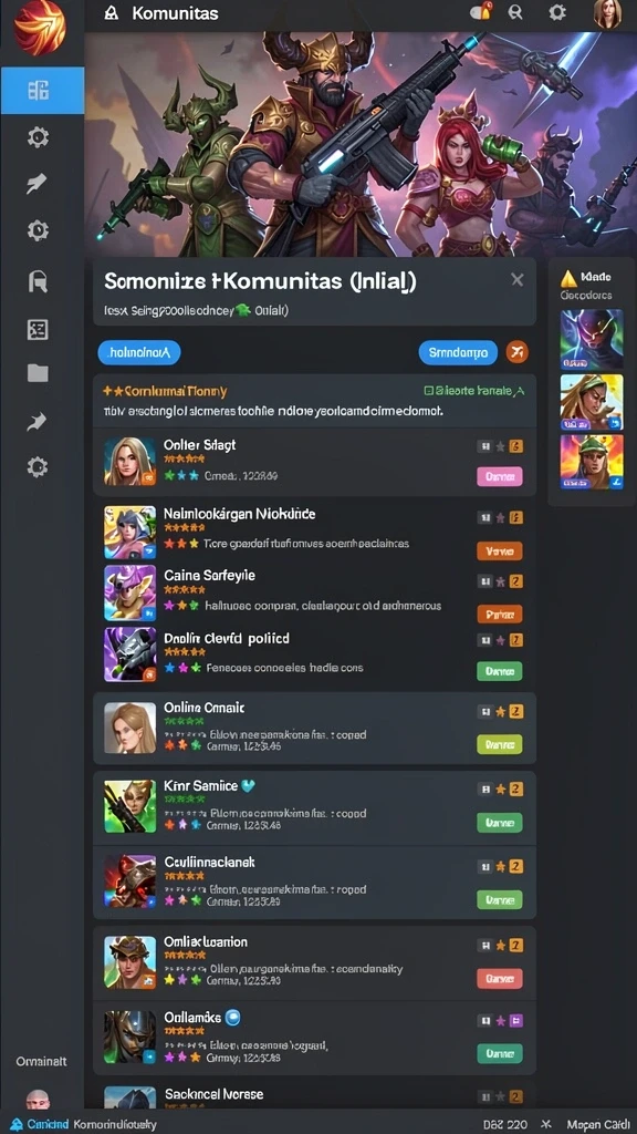Bergabung dengan komunitas yang aktif dan seru.