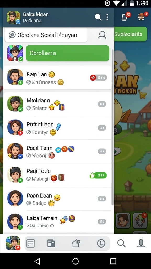 Banyak pilihan level permainan yang bervariasi.