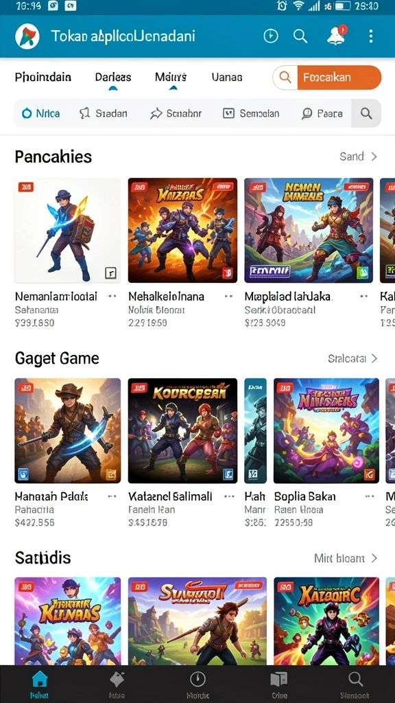 Tampilan grafis yang memukau dan penuh warna.