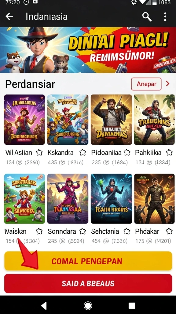 Tampilan antarmuka yang menawan dan mudah dinavigasi.