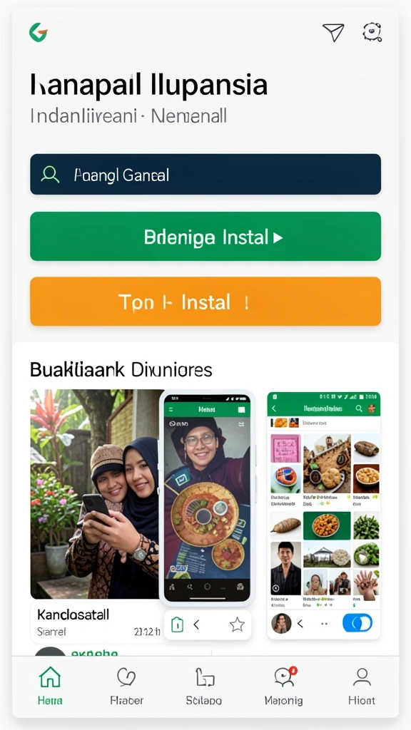 Tampilan antarmuka yang user-friendly.