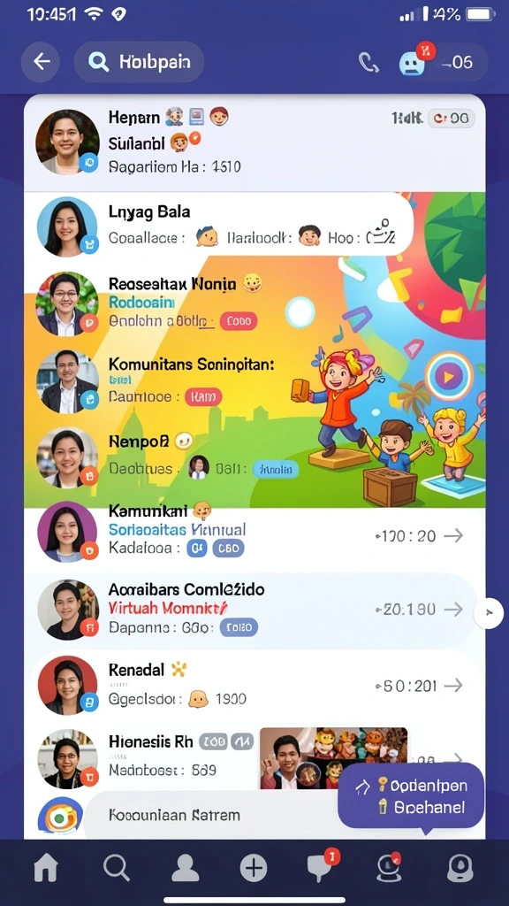 Fitur live chat untuk bantuan cepat.