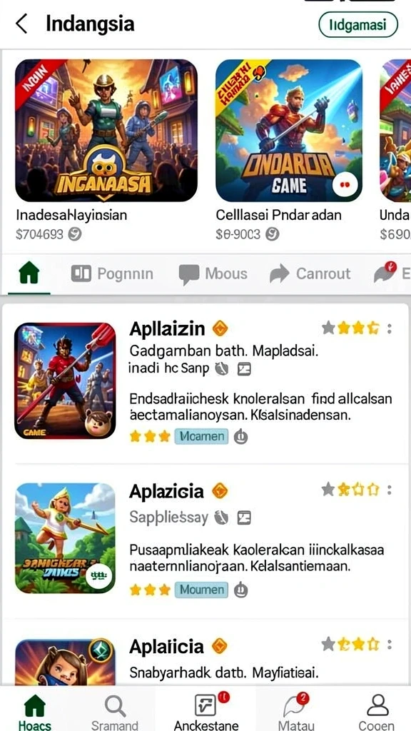 Pengaturan grafis yang memukau dan detail.