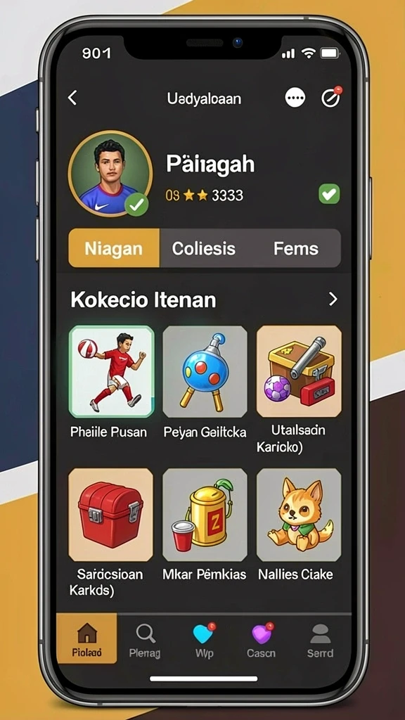 Karakter unik dengan kemampuan berbeda di game.