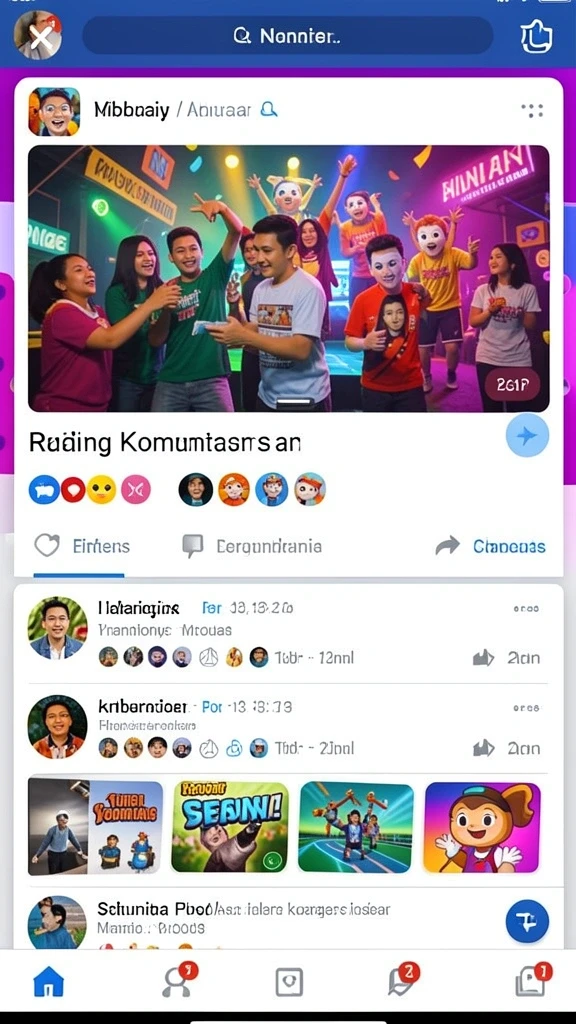 Layar utama aplikasi dengan tampilan yang modern dan intuitif.
