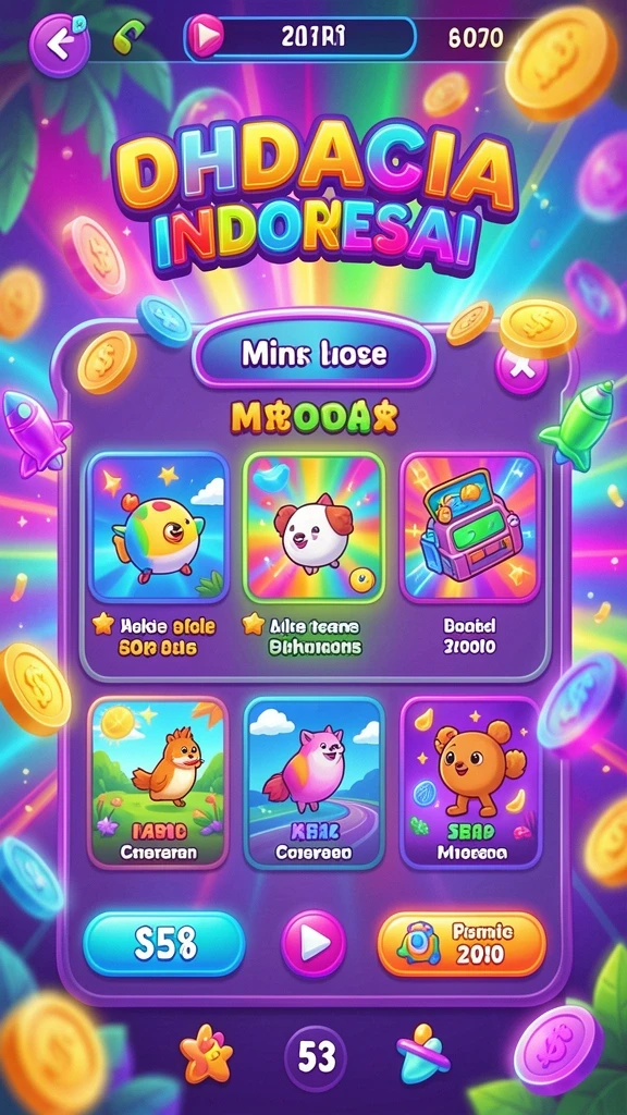 Berbagai permainan slot dengan tema unik.