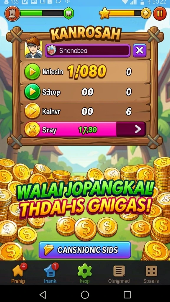 Tampilan awal yang menarik dan penuh warna.