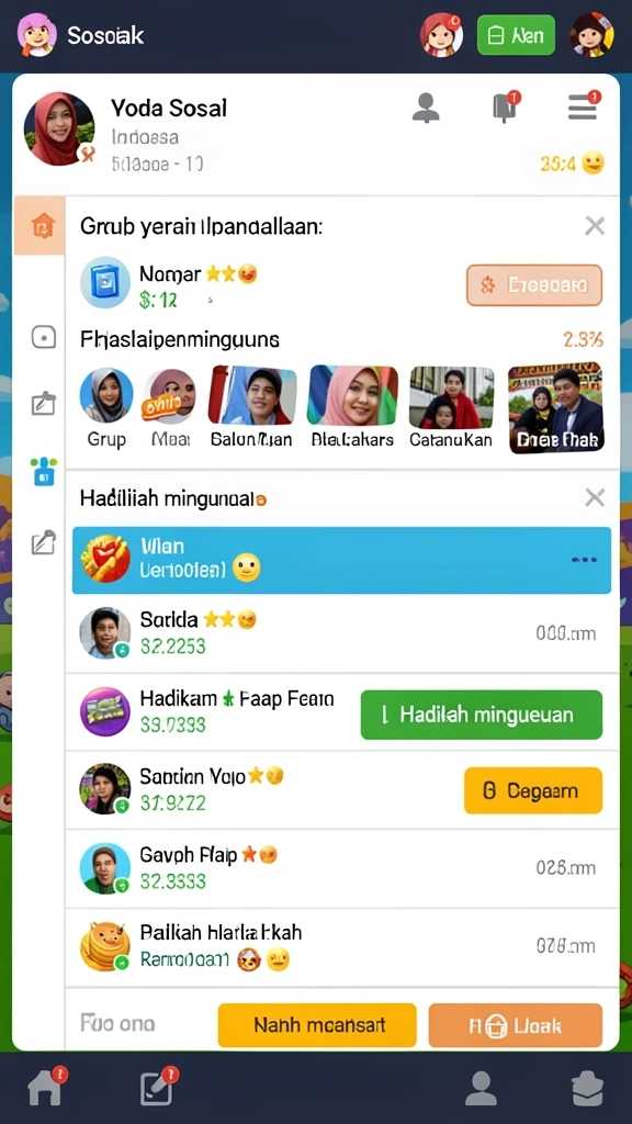 Tampilan antarmuka yang mudah dinavigasi.