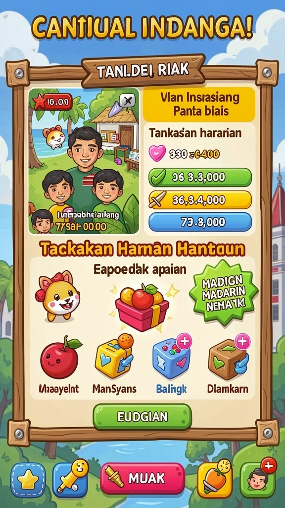 Tampilan antarmuka YOWESTOGEL yang menarik.